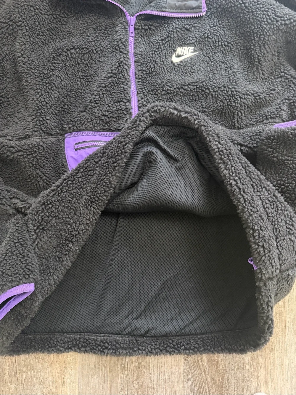 Nike Men’s Club Fleece 1/2 Zip Winterized Anorak Pullover, size Large NWOT🔥